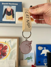 Cat Nap Keychain