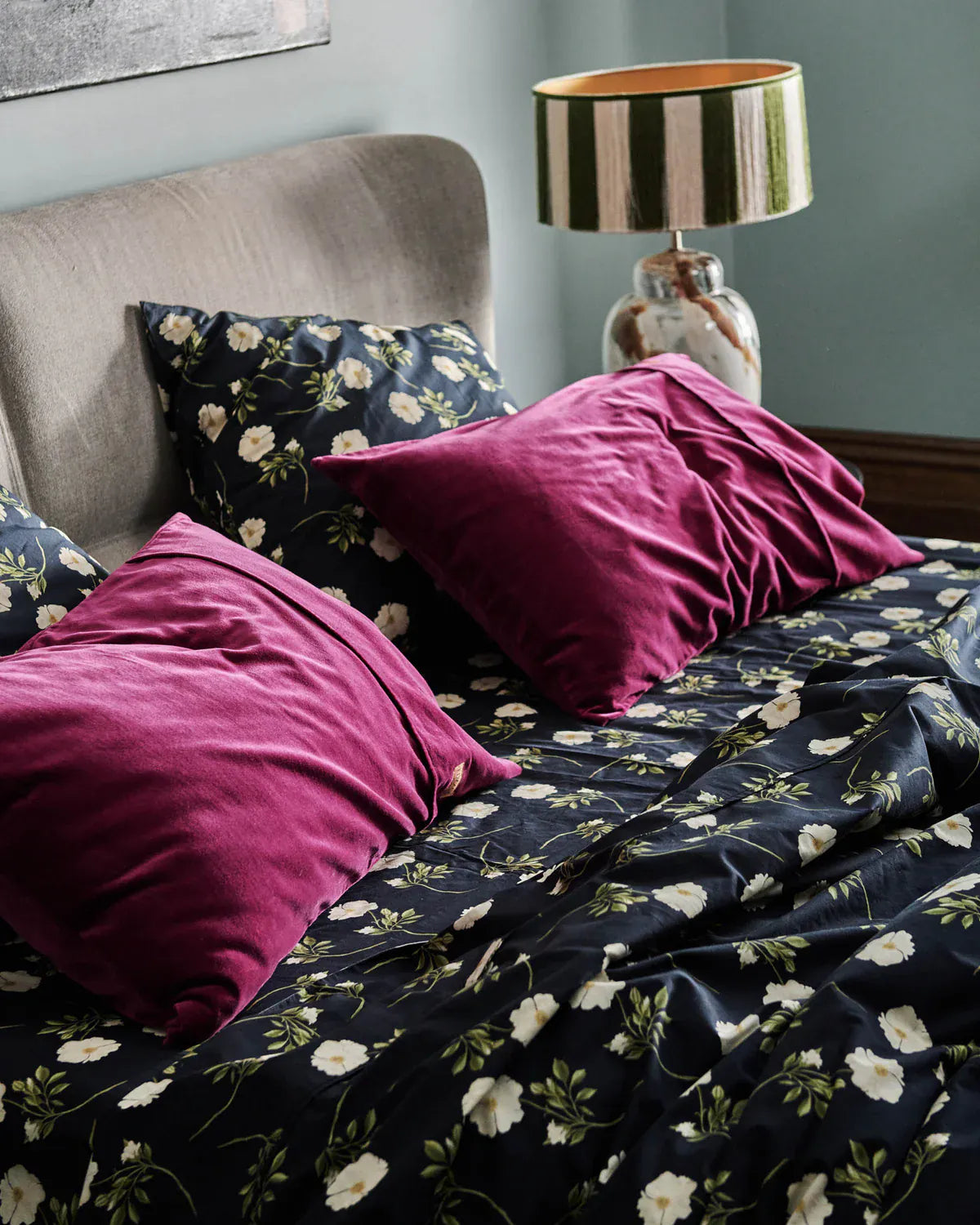Anemone Velvet Pillowcases | Standard set of 2