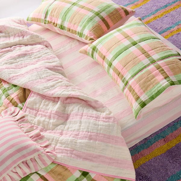 Candy Stripe Fitted Linen Sheets