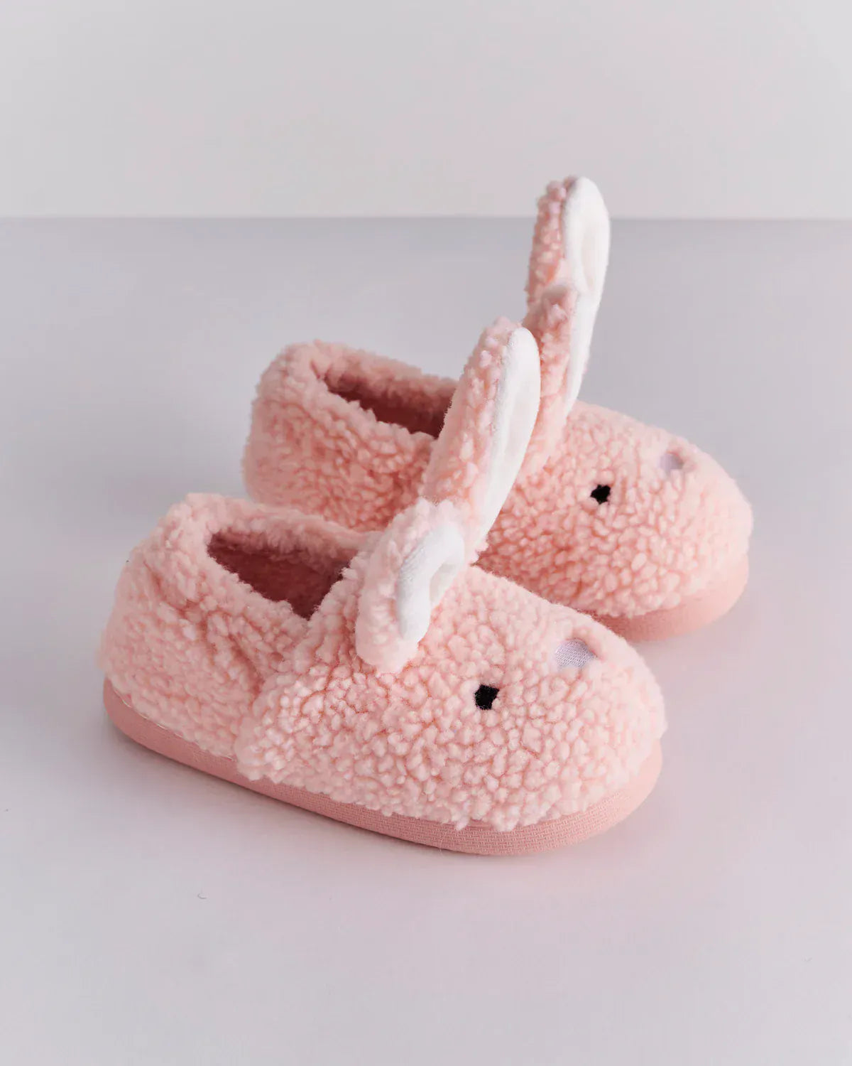 Fluffy Bunny Sherpa Kids Slippers | 29/30