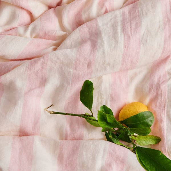 Candy Stripe Fitted Linen Sheets