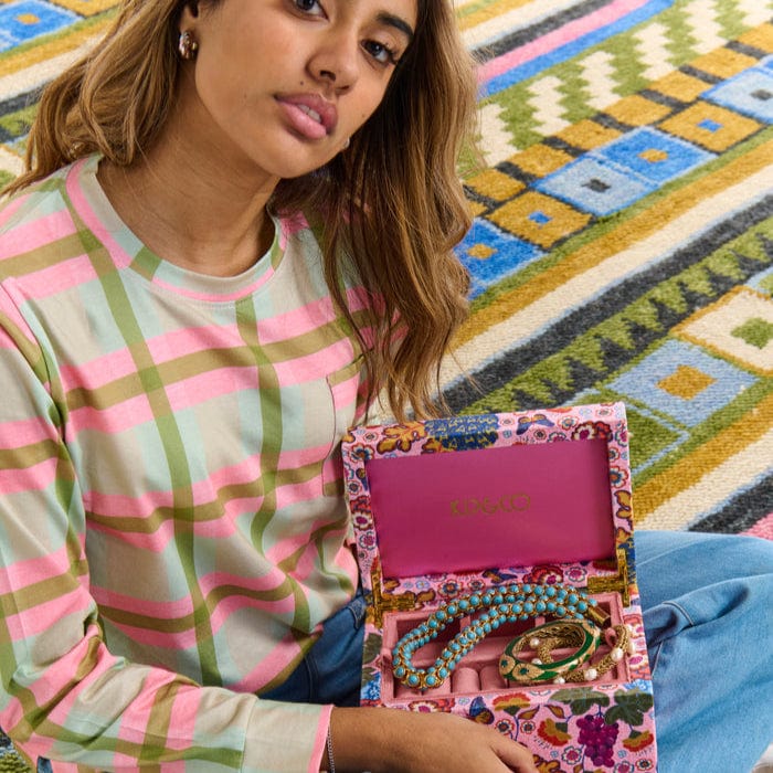 Lyon Velvet Jewellery Box