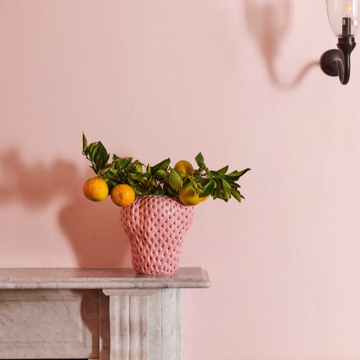 Pink Pineberry Vase