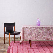Balmy Palmy Rectangular Linen Tablecloth
