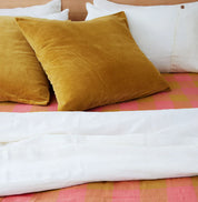 Pecan Velvet European Pillowcases | Set of 2