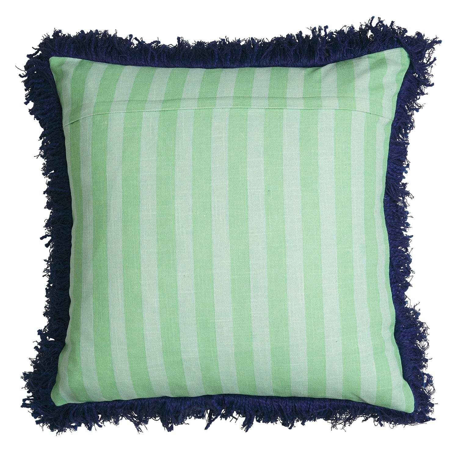 Annette Embroidered Cushion | Jade
