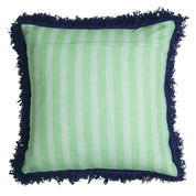Annette Embroidered Cushion | Jade