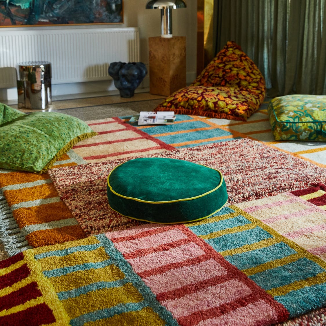 Etienne Velvet Floor Cushion
