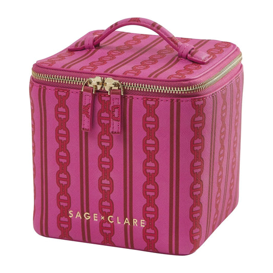 Acadia Cosmetic Case (Fuchsia)
