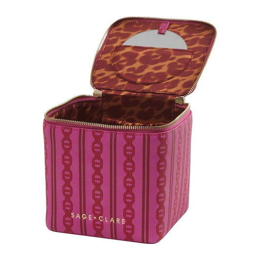 Acadia Cosmetic Case (Fuchsia)