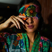 Ines Silk Eye Mask | Verdant
