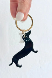 Sausage Dog and Bone | Black