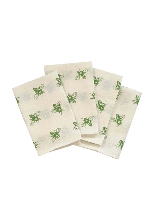 Bees Napkin (Off White)