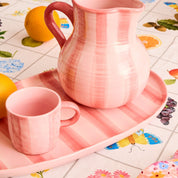 Pink Stripe Water Jug