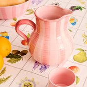 Pink Stripe Water Jug