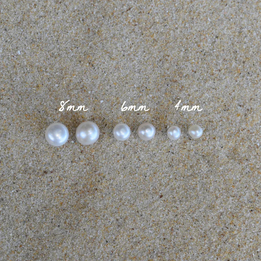 Pearl Studs | Silver