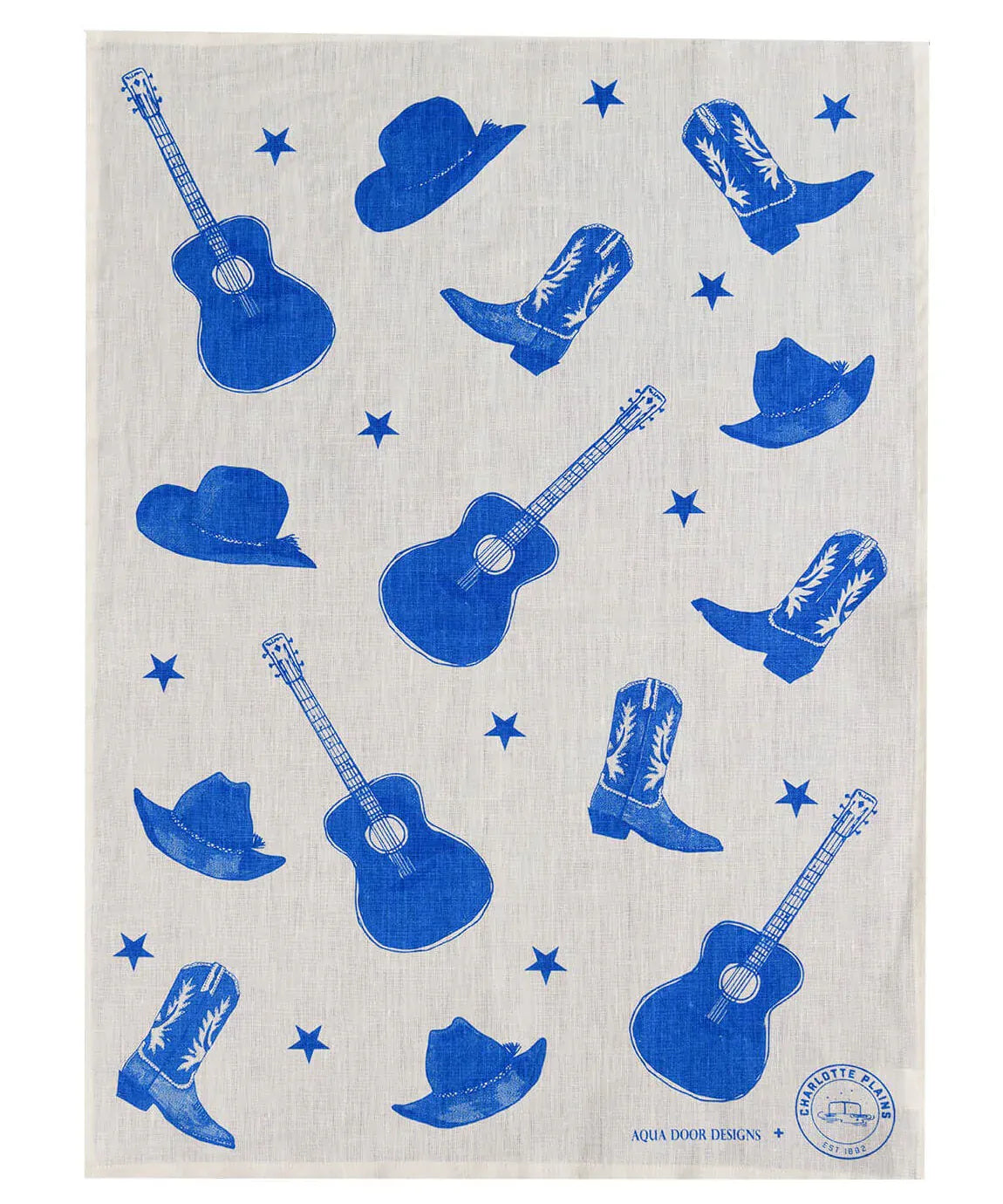 teaTowel-Stars-guitars-cobalt-blue-offwhite-linen_jpg.webp