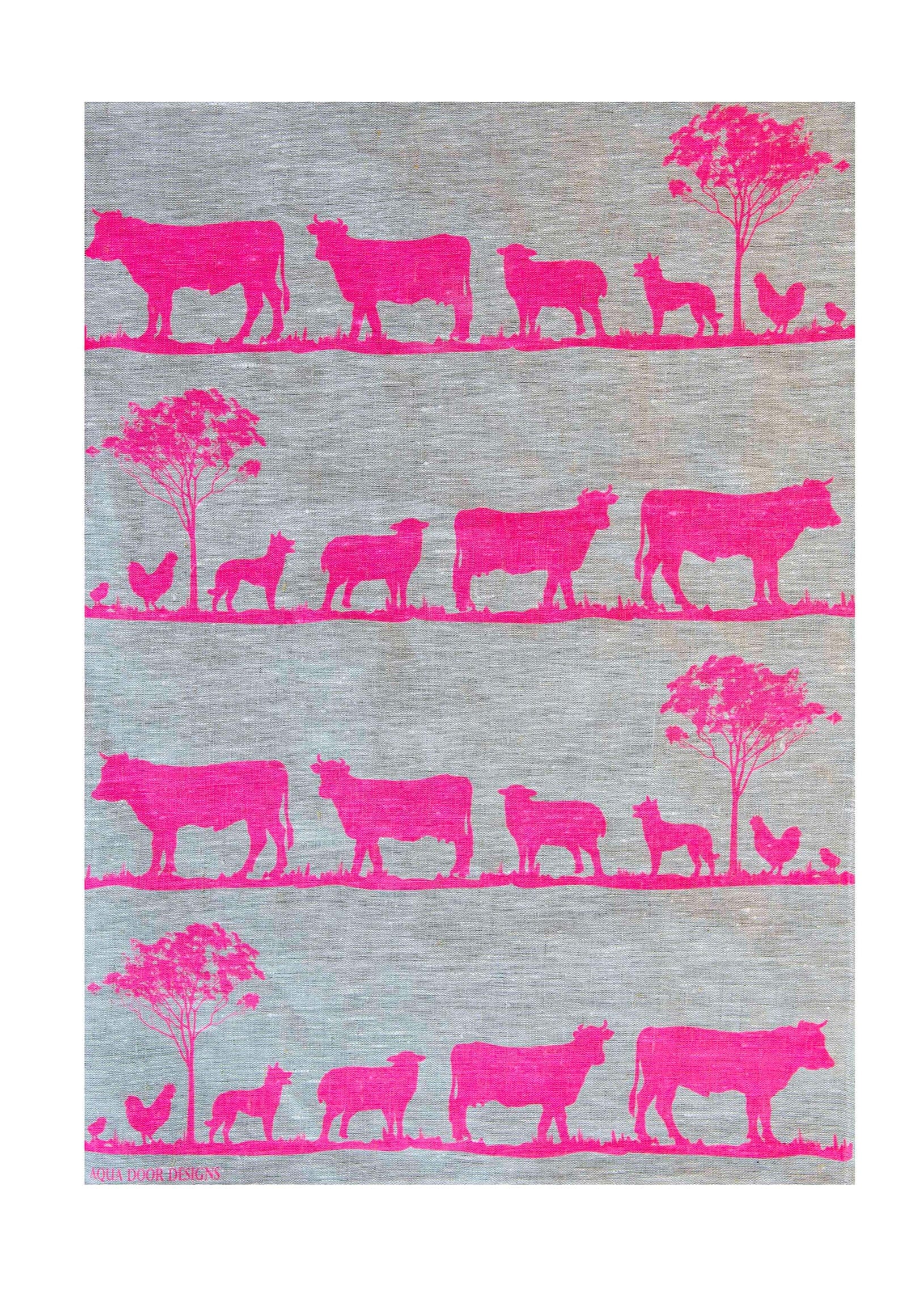 Paddock Tea Towel | Natural Linen