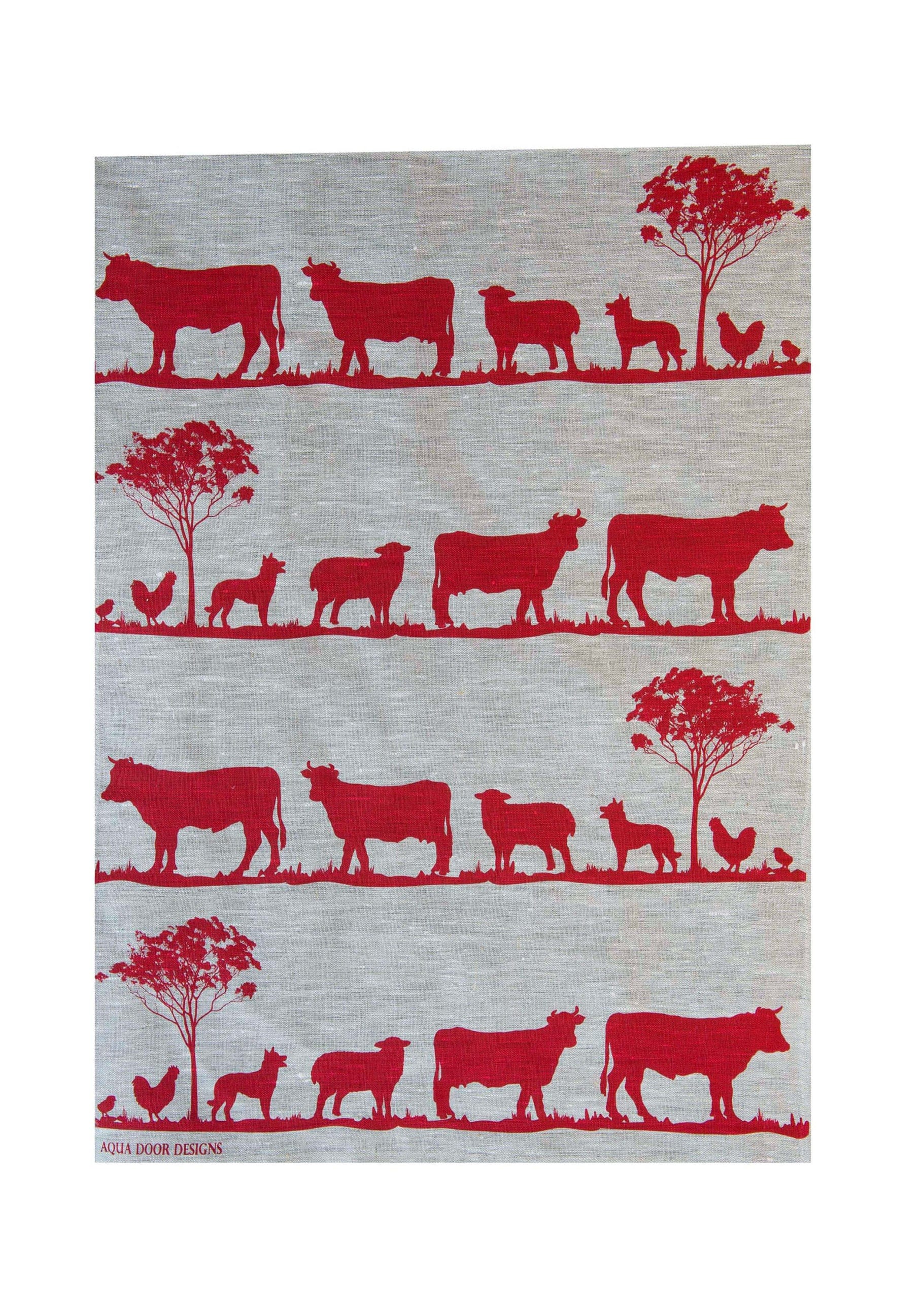 Paddock Tea Towel | Natural Linen