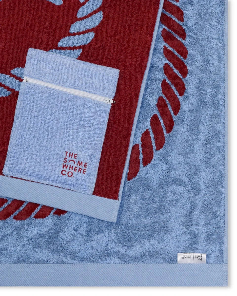 Buckle Up Premium Cotton Beach Towel