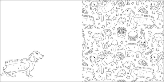 Doggy Days - Adult Colouring Book