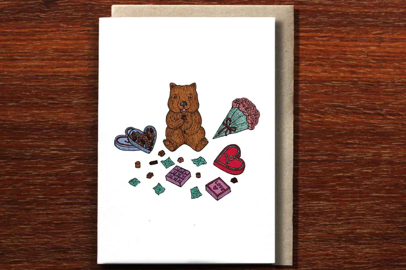 Wombat | Valentine's Day Card