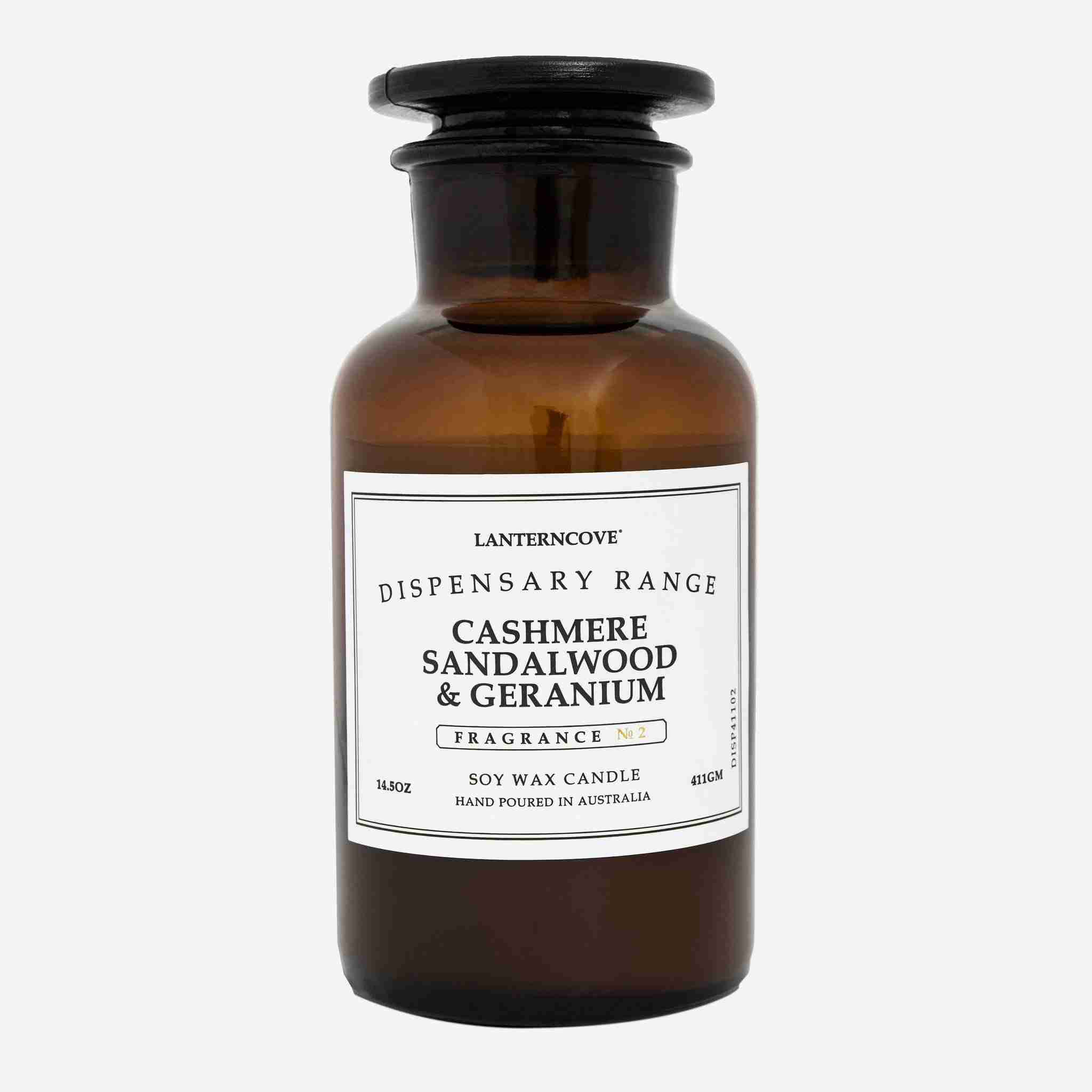Dispensary 14.5oz Candle | Cashmere, Sandalwood + Geranium