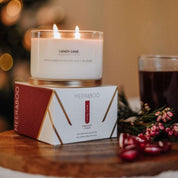 Candy Cane Gold Lid Soy Candle