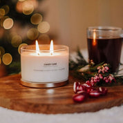 Candy Cane Gold Lid Soy Candle