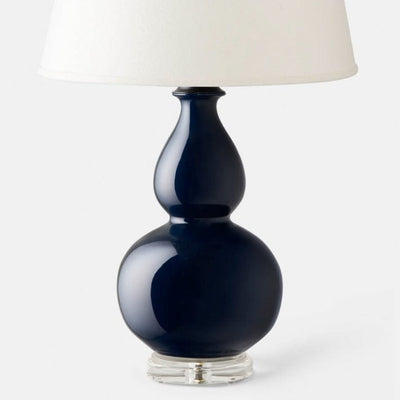 Navy double gourd lamp base