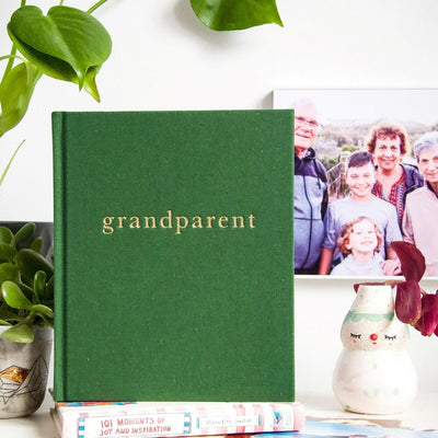 Green Grandparents book to record special occasions