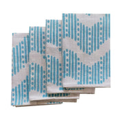 Pale Blue RikRac Linen Napkins