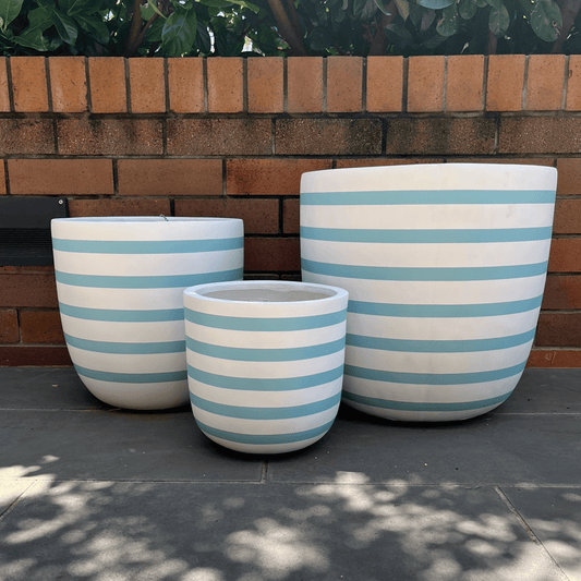 Classic Nautical Aqua Pot