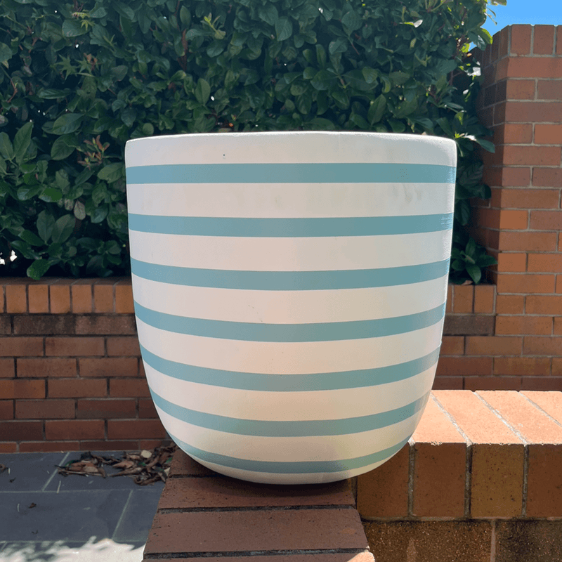 Classic Nautical Aqua Pot