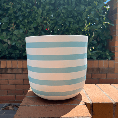 Classic Nautical Aqua Pot