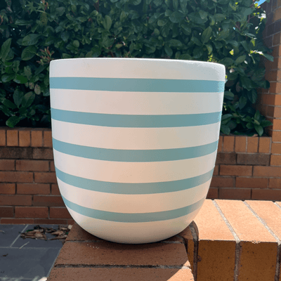 Classic Nautical Aqua Pot
