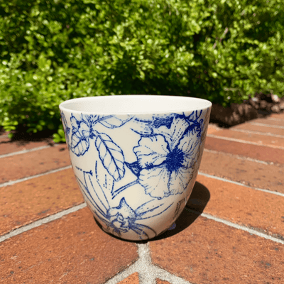 Tea Cup Two Tone - Blue