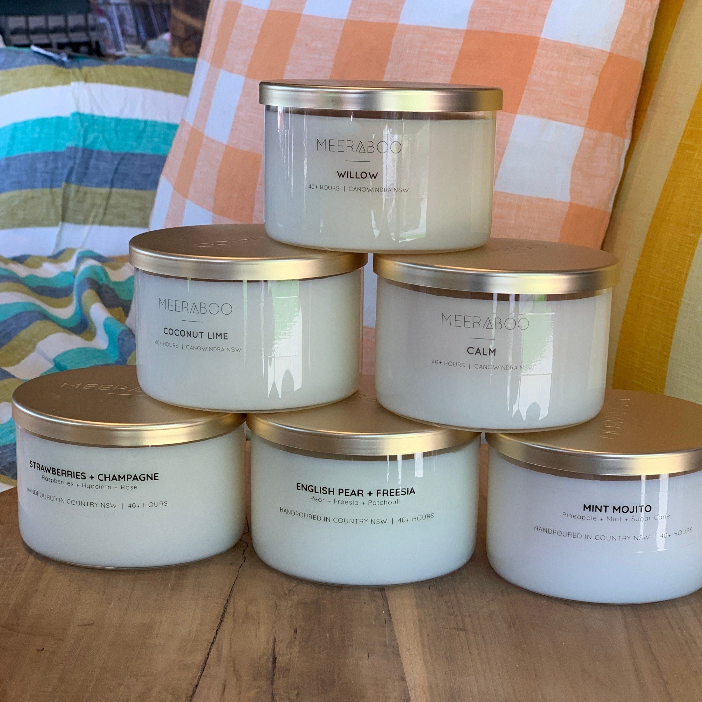 Calm Gold Lid Soy Candle