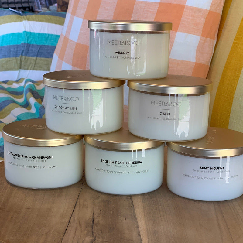 Lime + Lemongrass Gold Lid Soy Candle