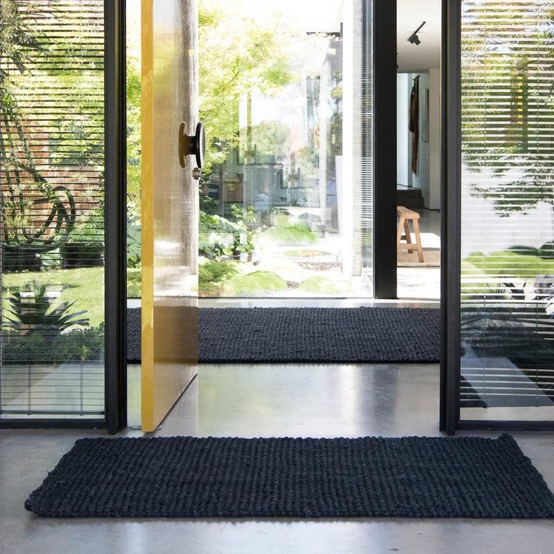 Graphite Jute Runner 70 x 140