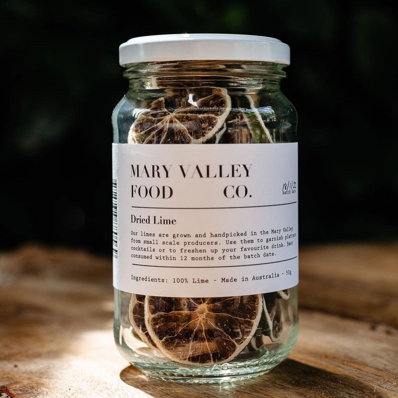 Dried lime