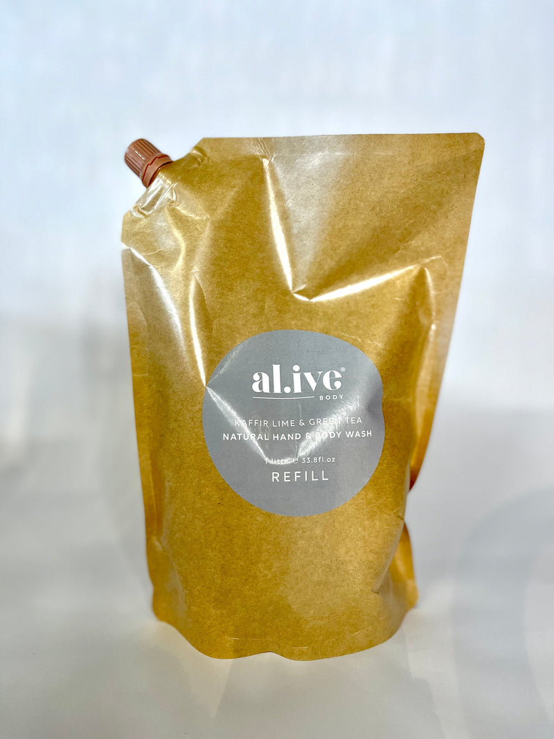 Kaffir Lime & Green Tea Wash Refill - 1L