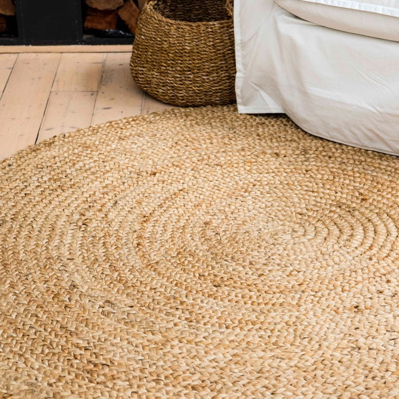 Natural Jute Round Rug 240cm