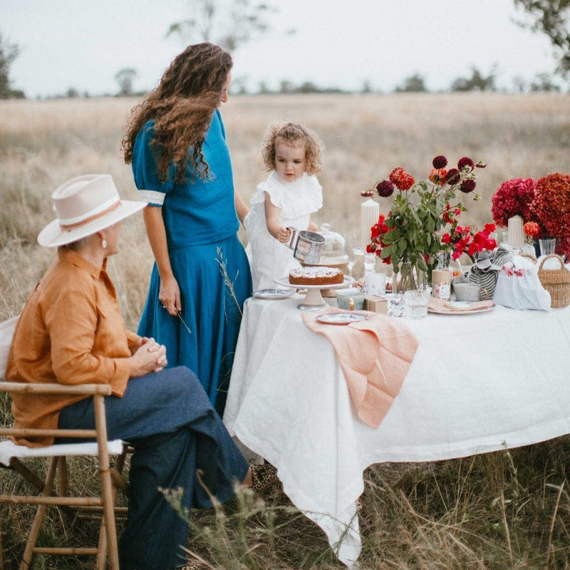 Extra Long Tablecloth 1.8 x 3.4m - Brie