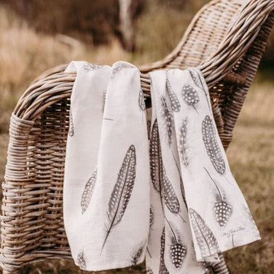 Feathers Galore Tea Towel