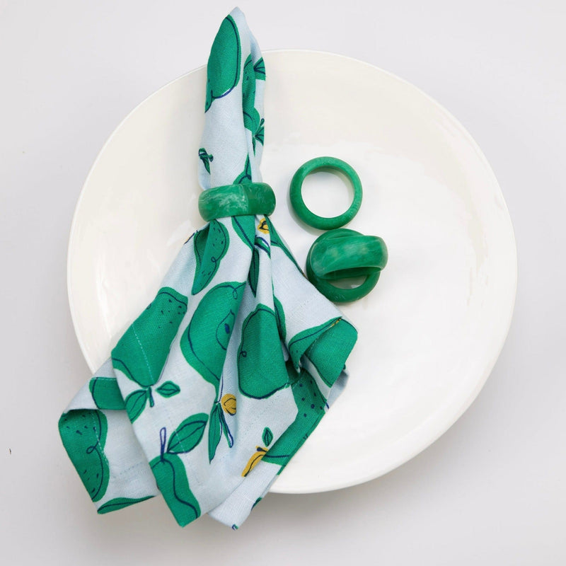 Resin Napkin Ring - Set of 4