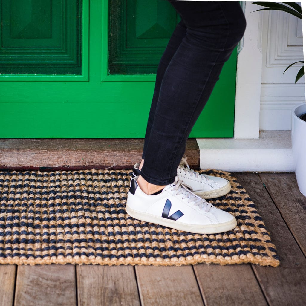 Caravan Jute Stripe Mat - 50 x 80cm