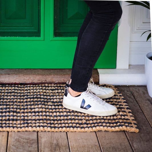 Caravan Jute Stripe Mat - 50 x 80cm