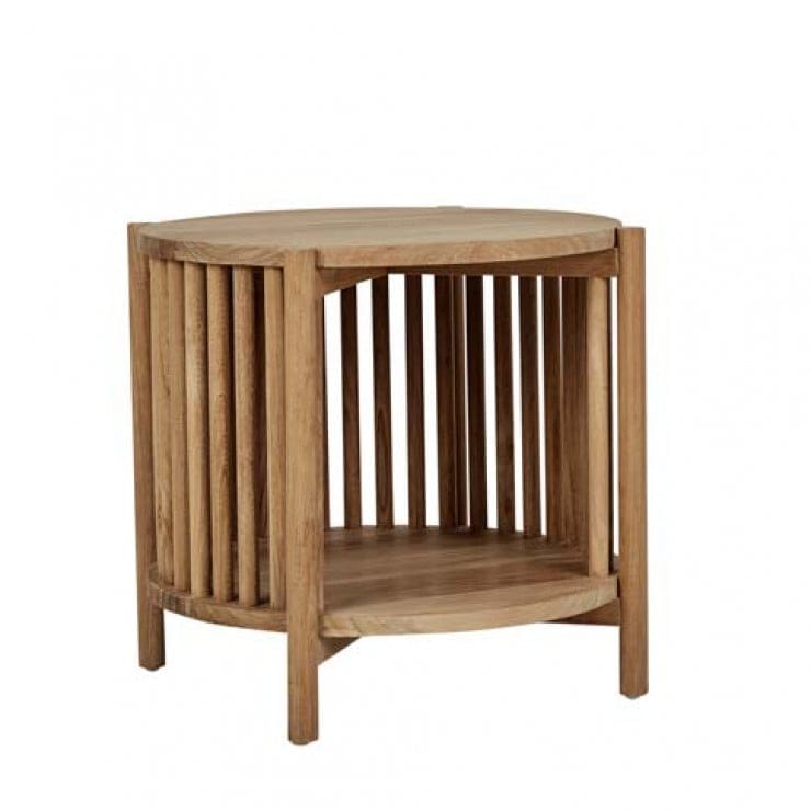 Tully Bedside Table - Natural Teak