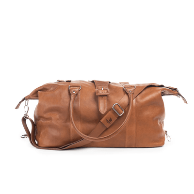 Vintage tan Theo travel bag